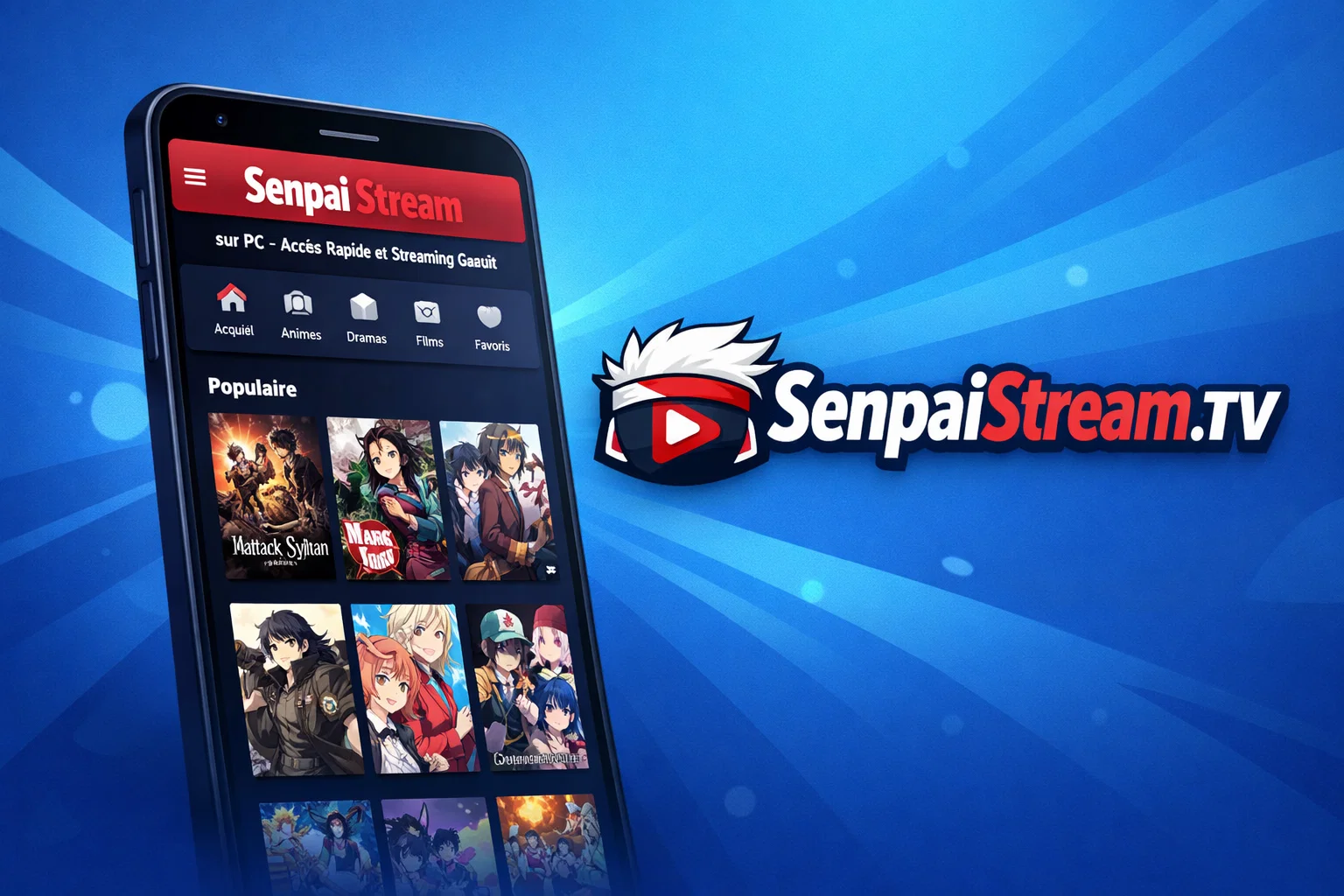 Senpai Stream sur PC