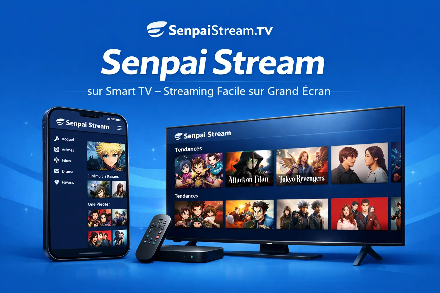 Senpai Stream sur Smart TV