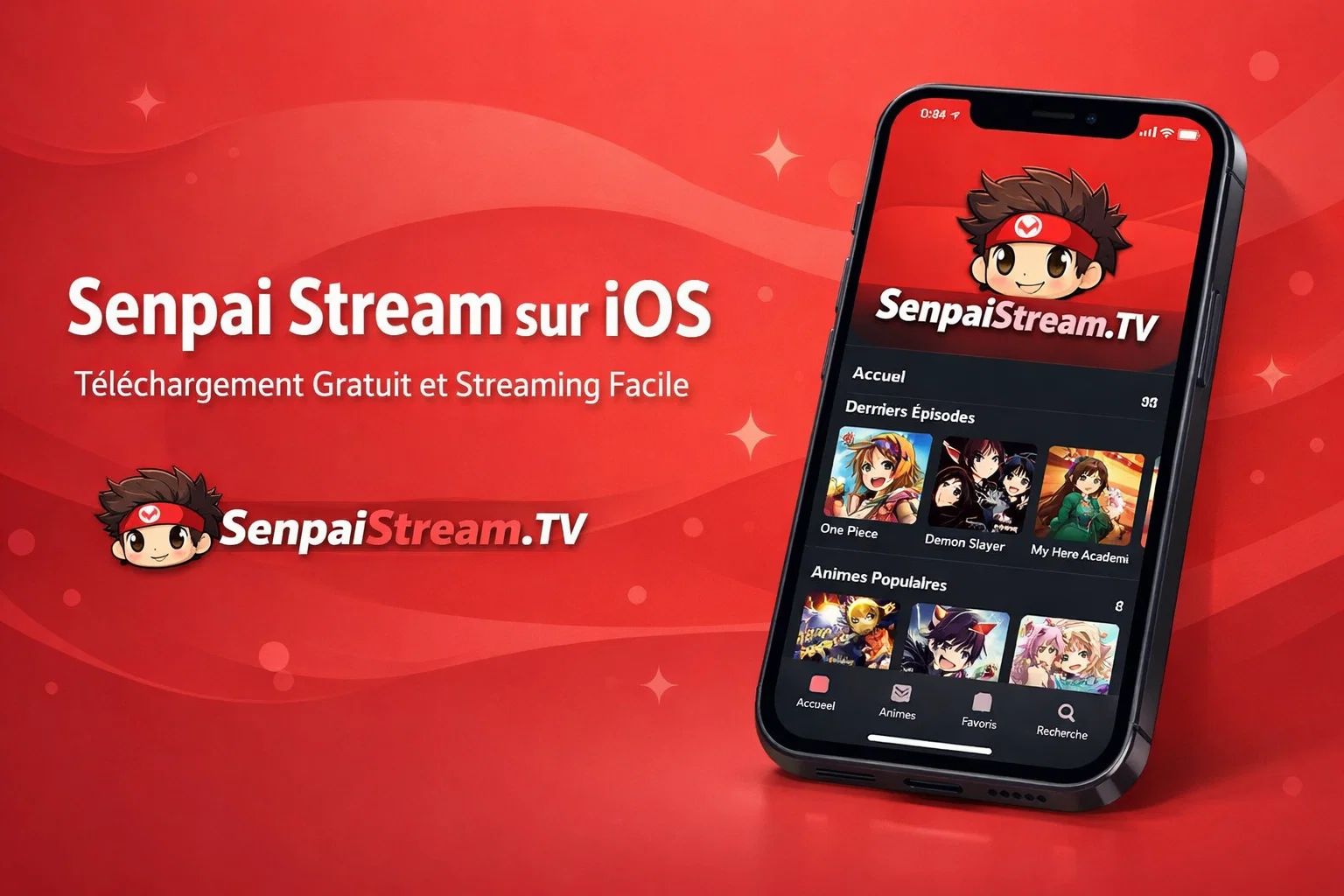 Senpai Stream sur iOS
